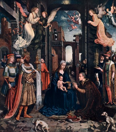 Jomfru Maria med Jesus, 1913 af Unbekannt