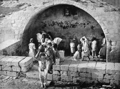 Jomfrubrønden i Nazareth, 1926 af Unbekannt