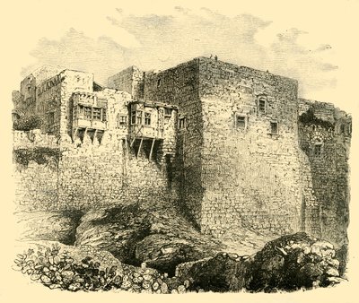 Jerusalems mure, 1890. af Unbekannt