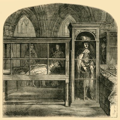 Voksfigurerne i Westminster Abbey, 1881. af Unbekannt