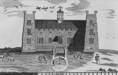The West Prospect of Lumley-Castle, c1767 af Unbekannt