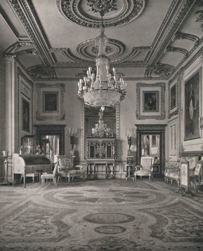 The White Drawing Room, Windsor Castle, 1927 af Unbekannt