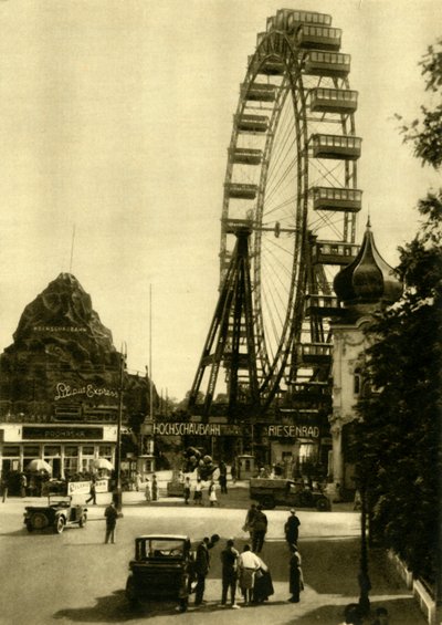 Wiener Riesenrad, Wien, Østrig, c1935. af Unbekannt