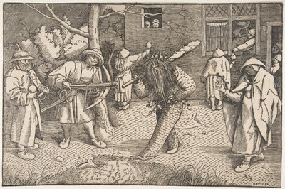 The Wild Man or the Masquerade of Orson and Valentine, 1566. af Unbekannt
