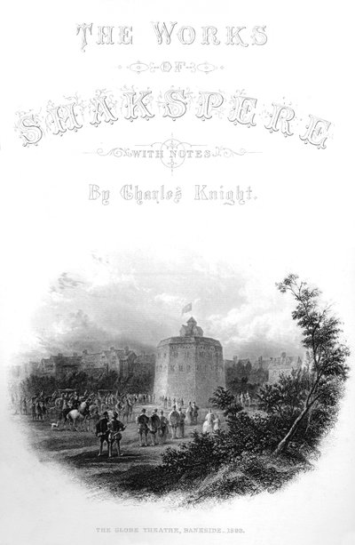 The Works of Shakspere - The Globe Theatre, Bankside, 1593, c1870 af Unbekannt
