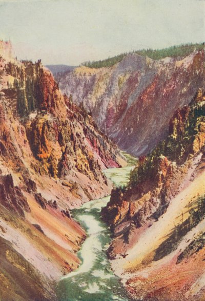 Yellowstone River, 1916 af Unbekannt
