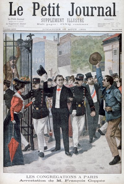 Anholdelsen af Francois Coppee, 1902 af Unbekannt