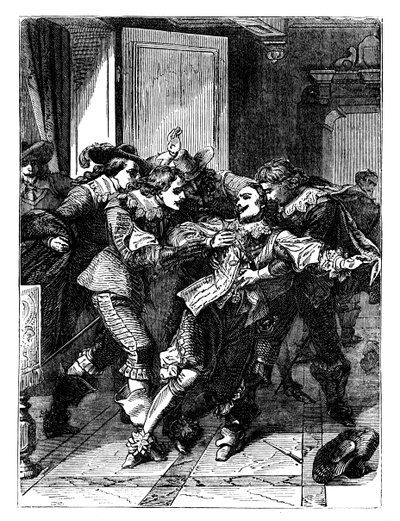 Mordet på hertugen af Buckingham, c1902 af Unbekannt
