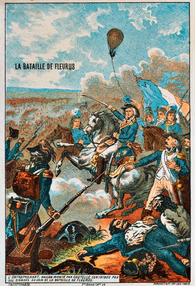 Ballonen Entreprenant, fløjet af Coutelle, i slaget ved Fleurus, 1794 1890
