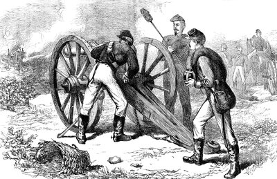 Slaget ved Chancellorsville, Virginia, Amerikansk borgerkrig, 1863 c1880 af Unbekannt