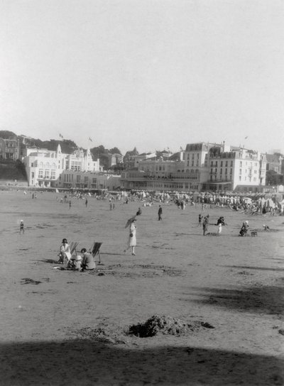 Stranden, Dinard, Bretagne, 20. århundrede af Unbekannt