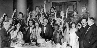 Skuespillerne fra A Midsummer Nights Dream, the Green Room, Drury Lane Theatre, London, 1926-1927 af Unbekannt