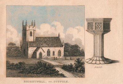 Kirken St John the Baptist, Brightwell, Suffolk, 1800-tallet af Unbekannt