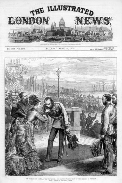 Das Titelblatt der Illustrated London News, 24. April 1875 von Unbekannt