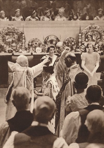 Kroningen af dronning Elizabeth, kone til kong George VI, 1937 af Unbekannt