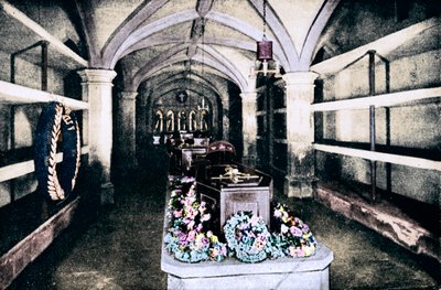 Krypten under koret i St Georges Chapel, Windsor Castle, 1910 1911 af Unbekannt