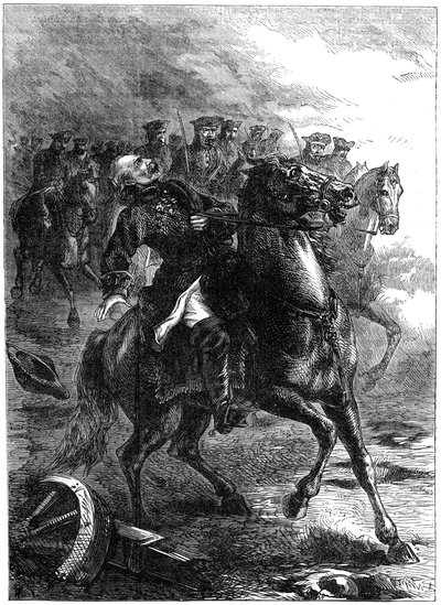 Hertugen af Berwicks død ved belejringen af Philippsburg, Tyskland, 1734 1800-tallet af Unbekannt