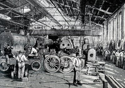 Byggeforretningen for Baldwin Locomotive Works. af Unbekannt