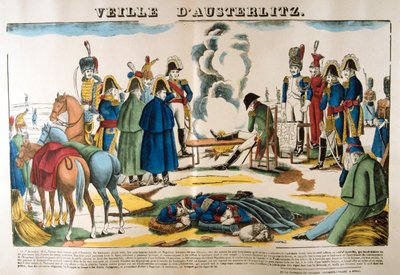 Aftenen til Austerlitz, 1. december 1805, 1800-tallet af Unbekannt