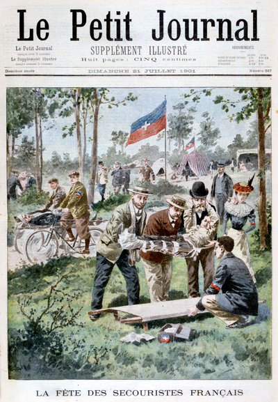 Das Fest für die Ersthelfer, 1901 von Unbekannt