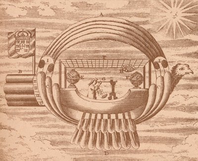 Det flyvende skib, c1709 1919 af Unbekannt