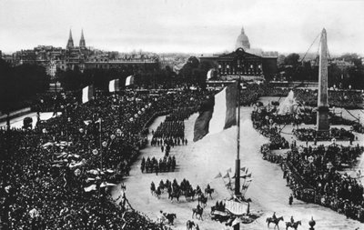 Den store sejrsparade, Paris, Frankrig, 14. juli 1919 af Unbekannt