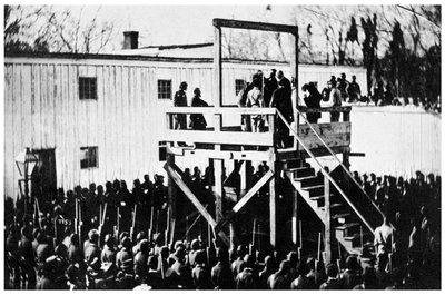 Hængningen af Henry Wirz, Washington DC, USA, 1865 1955 af Unbekannt