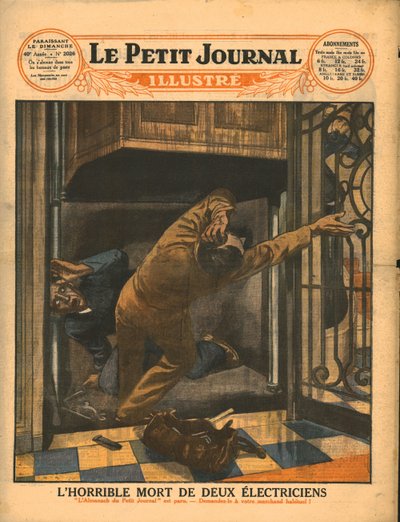 To elektrikeres forfærdelige død, 1929. af Unbekannt