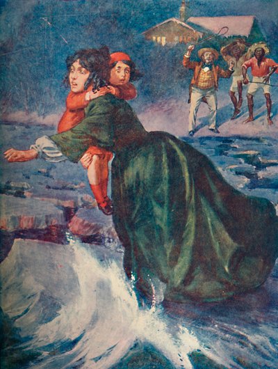 Det enorme grønne fragment af is pitchede og knagede, 1929 af Unbekannt