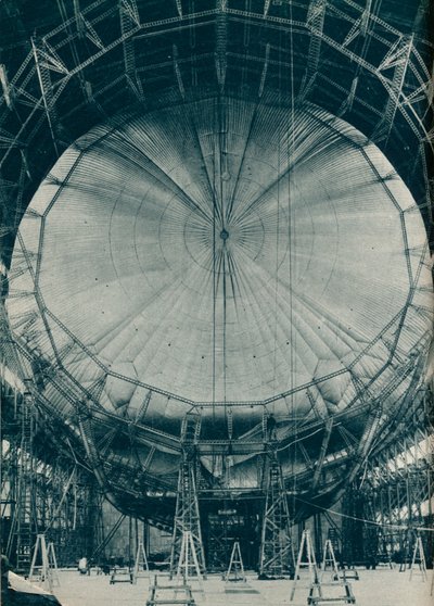 Den interne struktur af luftskibet R101, c1929 c1937 af Unbekannt