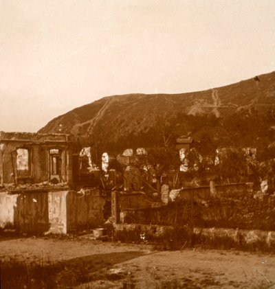 Kiosken, Metzeral, Nordfrankrig, c1914-c1918 af Unbekannt