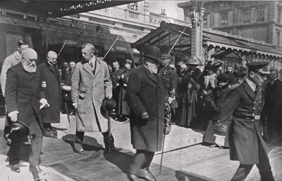Det sidste øjebliksbillede af kong Edward, 1910. af Unbekannt