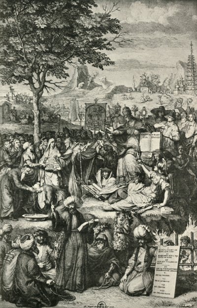 De vigtigste verdensreligioner, c1723, 1908. af Unbekannt