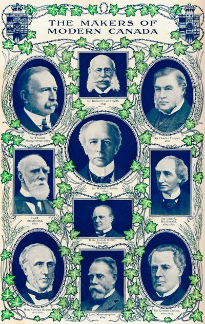 Skaberne af det moderne Canada, 1909 af Unbekannt
