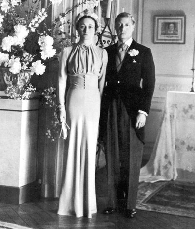 Ægteskabet mellem hertugen af Windsor og Wallis Simpson, 1937 af Unbekannt