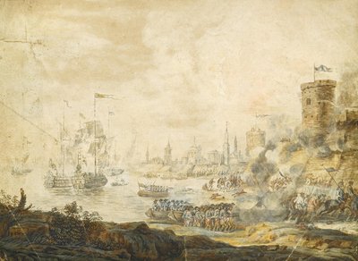 Søslaget ved Chesma den 5. juli 1770, 1700-tallet af Unbekannt