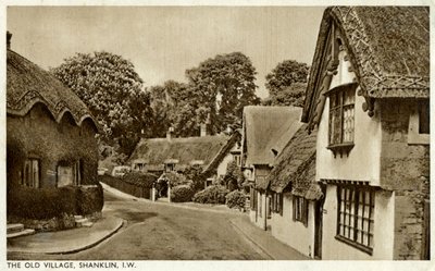 Den gamle landsby, Shanklin, Isle of Wight, 20. århundrede af Unbekannt