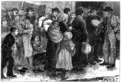 Pantkontoret i Merthyr-Tydfil, Wales, 1875 af Unbekannt