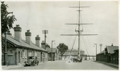 Quarterdeck, Royal Navy uddannelsesinstitution, Shotley, Suffolk, 1936 af Unbekannt