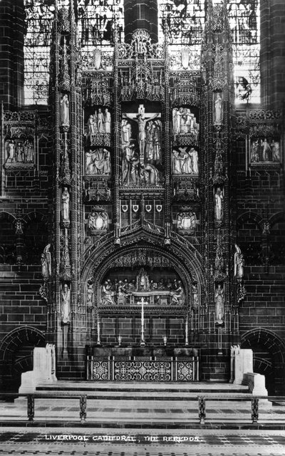Reredos i Liverpool Cathedral, 20. århundrede af Unbekannt