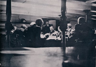 Scenen på sejren under krigsretten, 1906 af Unbekannt
