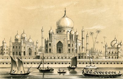 Graven til den foretrukne sultan af Akbar Khan i Agra, 1847 af Unbekannt
