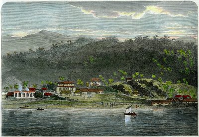Byen Morant, Morant Bay, Jamaica, c1880 af Unbekannt