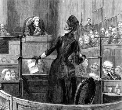 Retssagen mod fru Maybrick i Liverpool, 1889 af Unbekannt