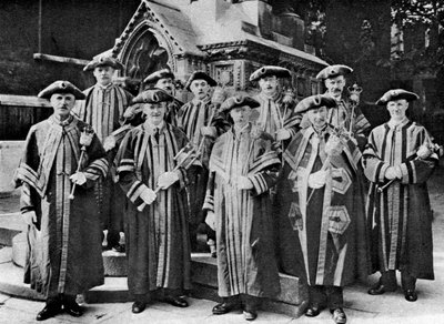Ward beadles, Guildhall, London, 1926-1927 af Unbekannt