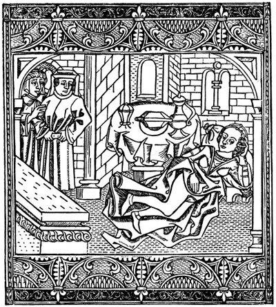 Hustruen til Xanthus sover, 1485 1964 af Unbekannt