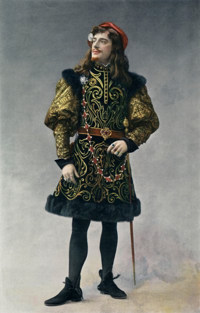 Teater National De Opera-Comique. - Dronning Fiammette - Giorgio dAst. - Mr. Jean Perier, 1904. af Unbekannt