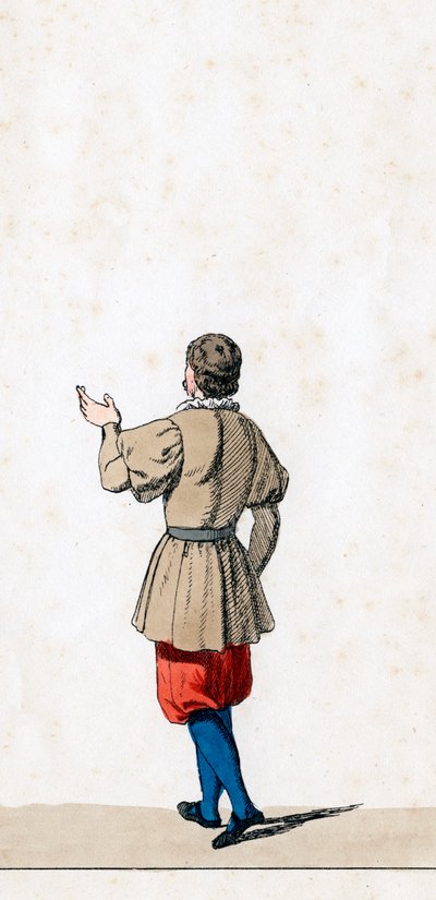 Teaterkostumedesign til Shakespeares skuespil, Henry VIII, 1800-tallet af Unbekannt