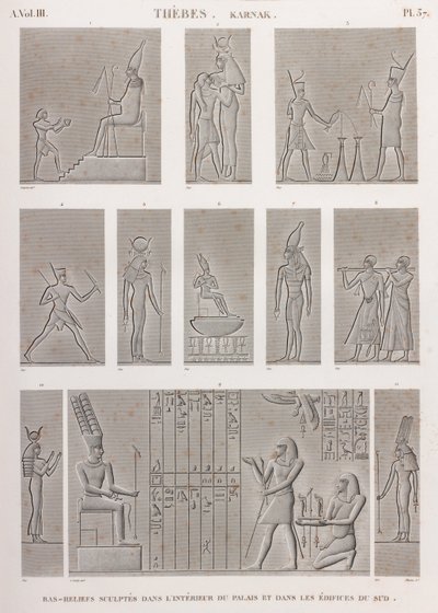 Theben, Karnak af Unbekannt