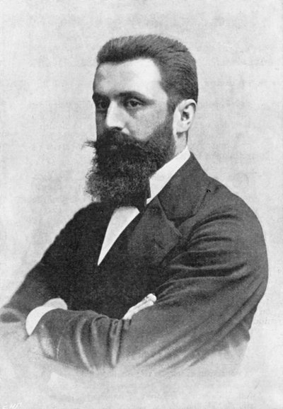 Theodor Herzl 1860-1904, zionistisk leder af Unbekannt